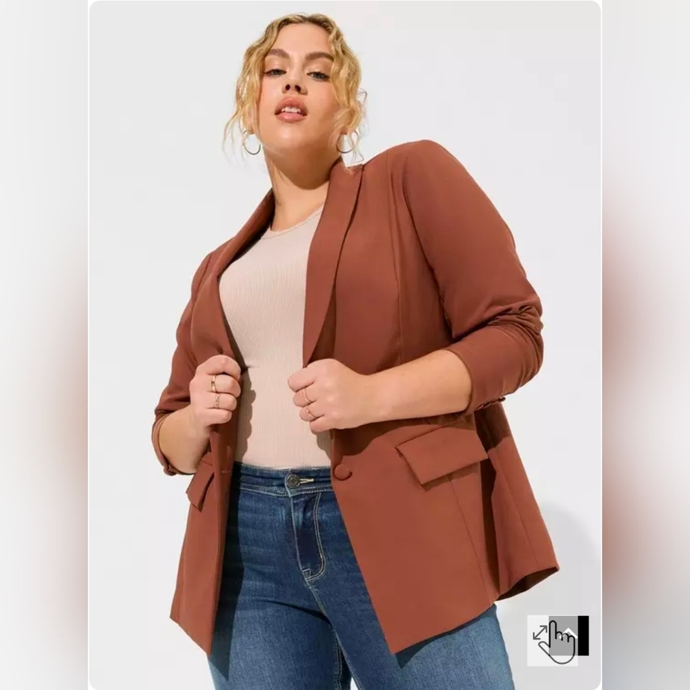 NWT Torrid Brown Women's Blazer